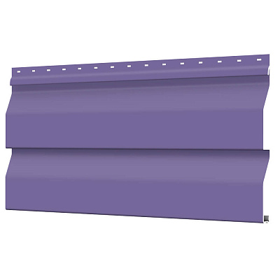 Сайдинг металлический (металлосайдинг) Корабельная доска RAL4005 Сиреневый