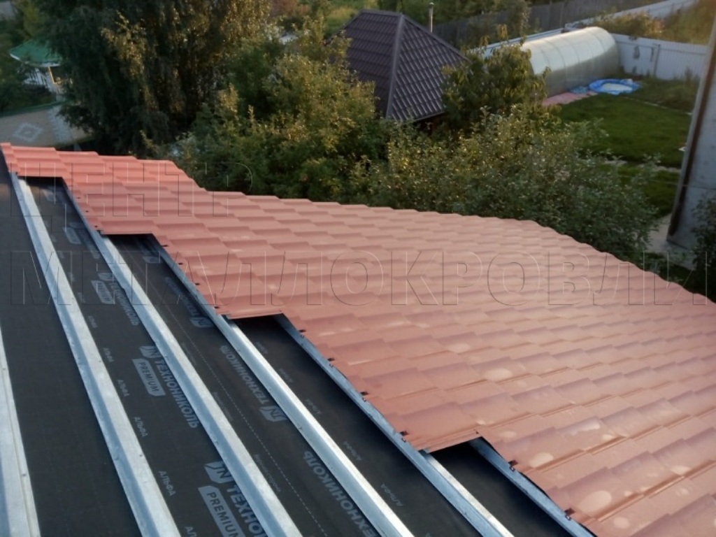 Металлочерепица Геркулес 8004 терракотовый Стальной Бархат от Центра Металлокровли в Туле Металлочерепица Геркулес 8004 терракотовый Стальной Бархат от Центра Металлокровли в Туле