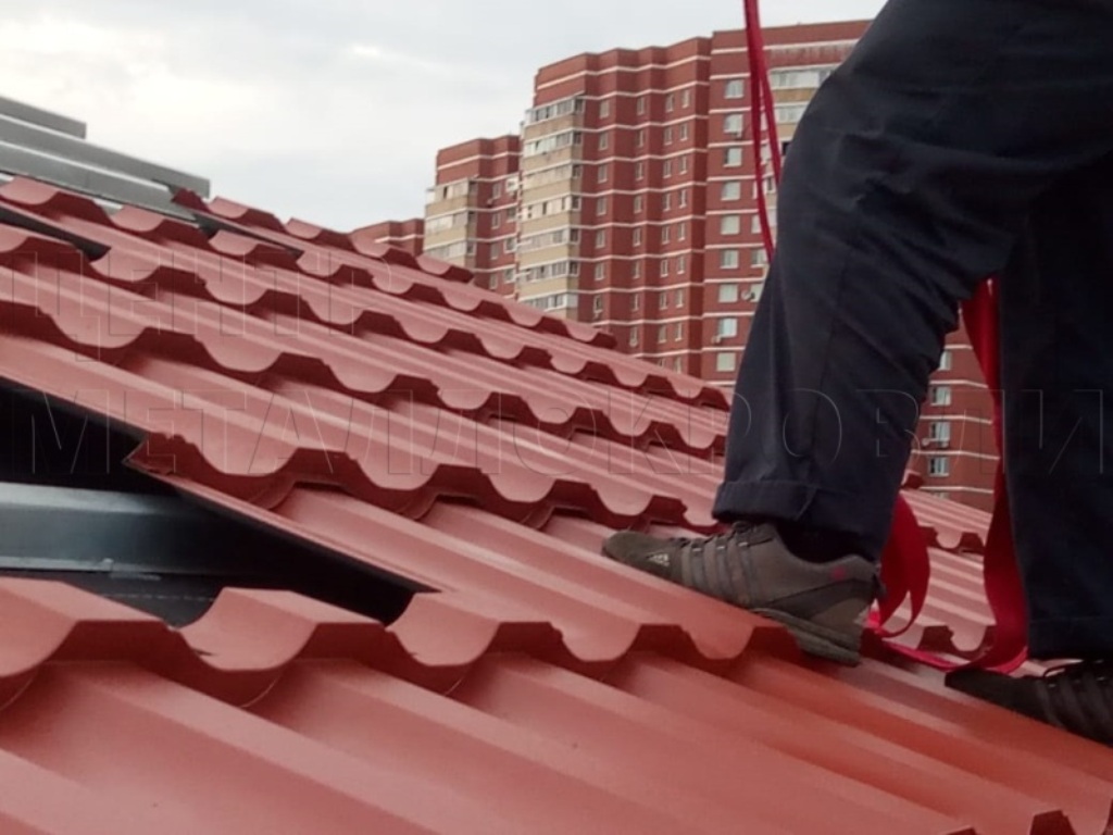 Металлочерепица Геркулес 8004 терракотовый Стальной Бархат от Центра Металлокровли в Туле Металлочерепица Геркулес 8004 терракотовый Стальной Бархат от Центра Металлокровли в Туле