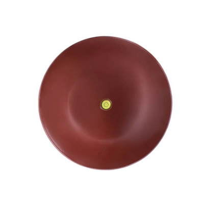 Труба вентиляционная VIOTTO d110мм h550мм для мягкой кровли RAL3005 красное вино вид сверху