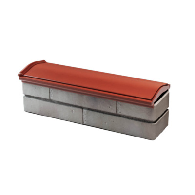 Парапет ZKING MONBLAN 170х510х50мм Красный с посадкой на 0.5 кирпича (130мм) 2