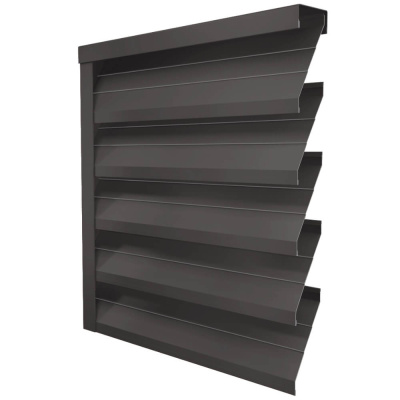 Ламель ЭКО-Z-US RAL8019-8019 Темный Шоколад полиэстер двусторонний